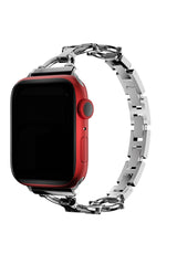 Apple Watch Uyumlu Chain Loop Kordon Light Gray