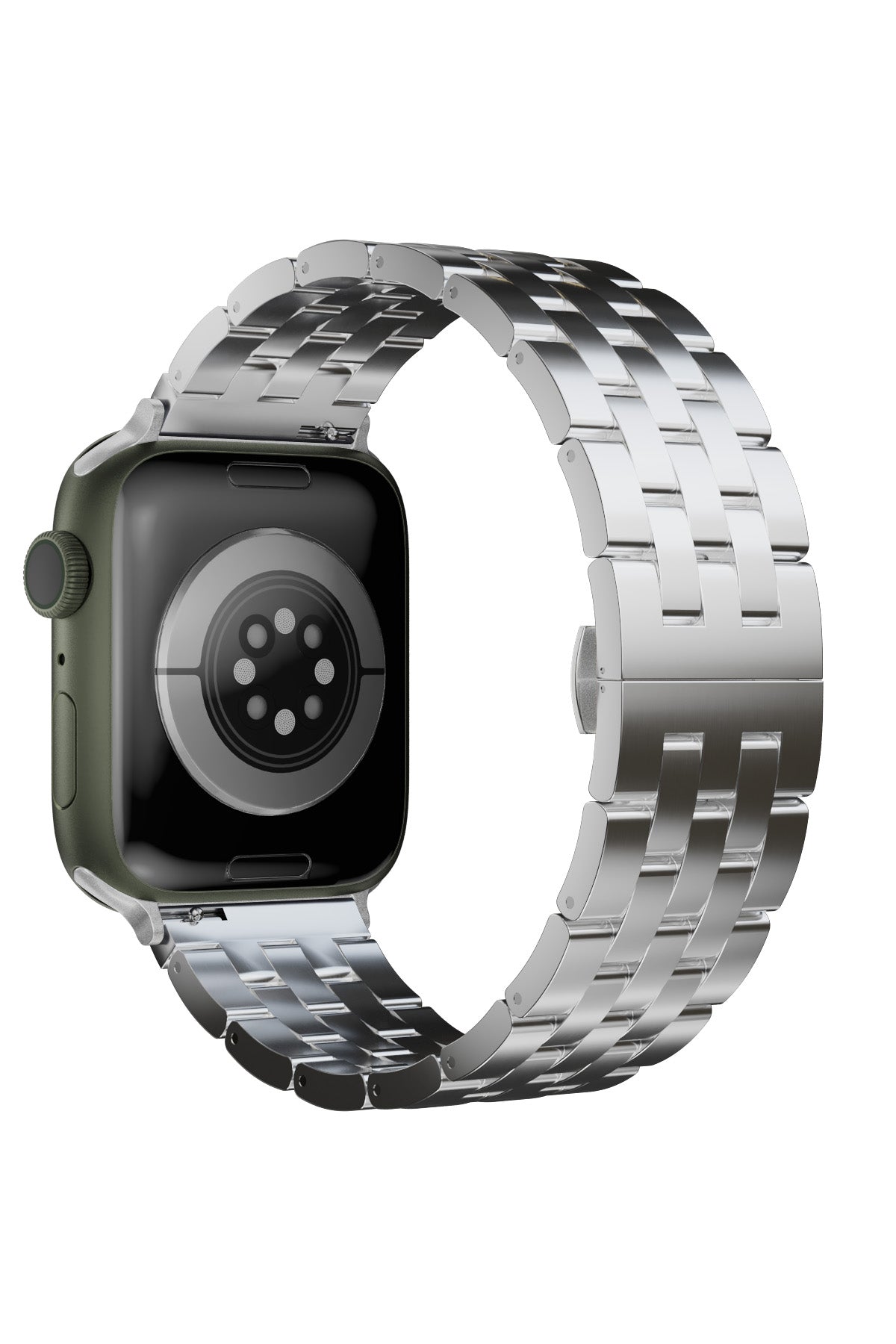 Apple Watch Uyumlu Çelik Steel Loop Kordon Granite  bikordon