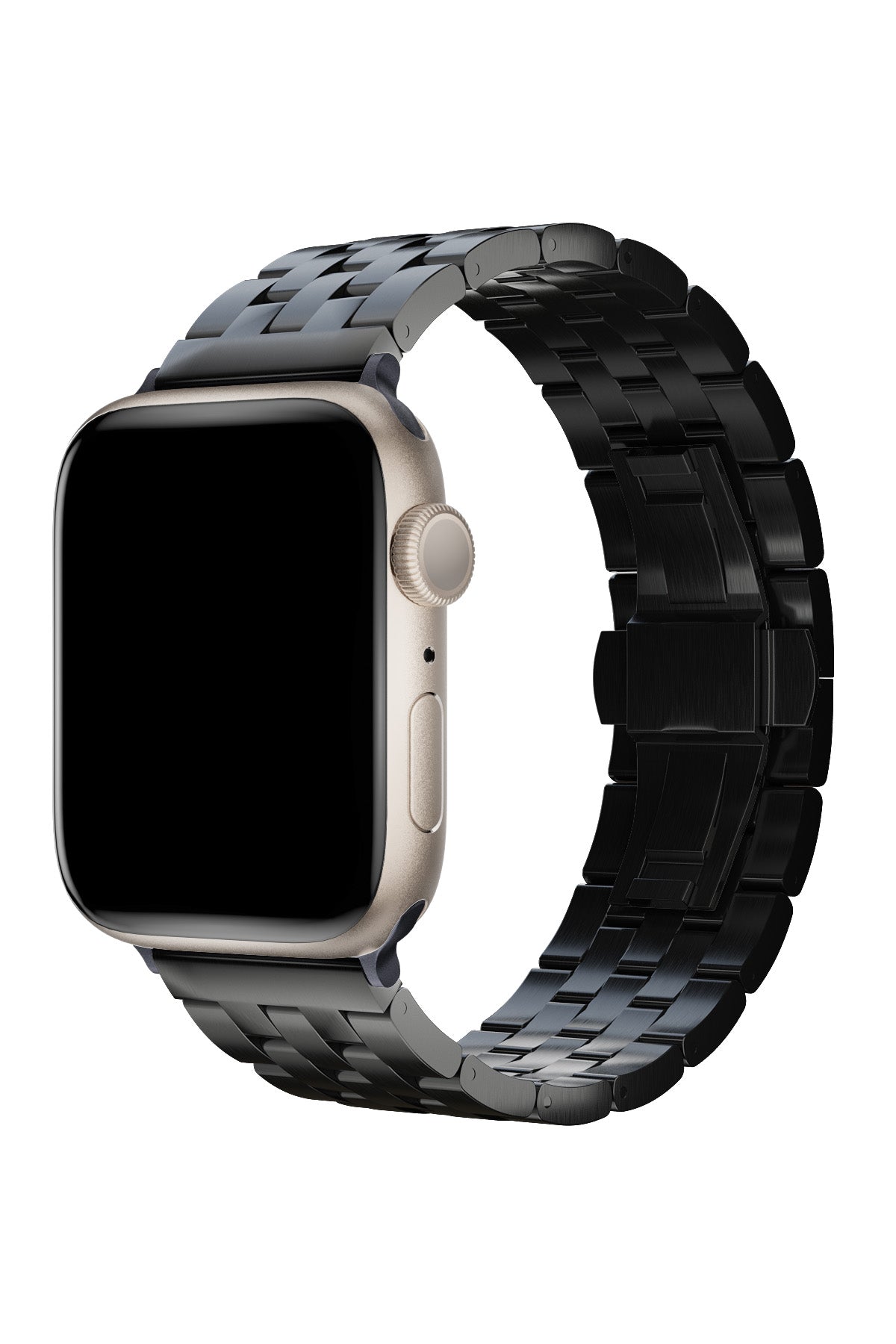 Apple Watch Uyumlu Çelik Steel Loop Kordon Night  bikordon