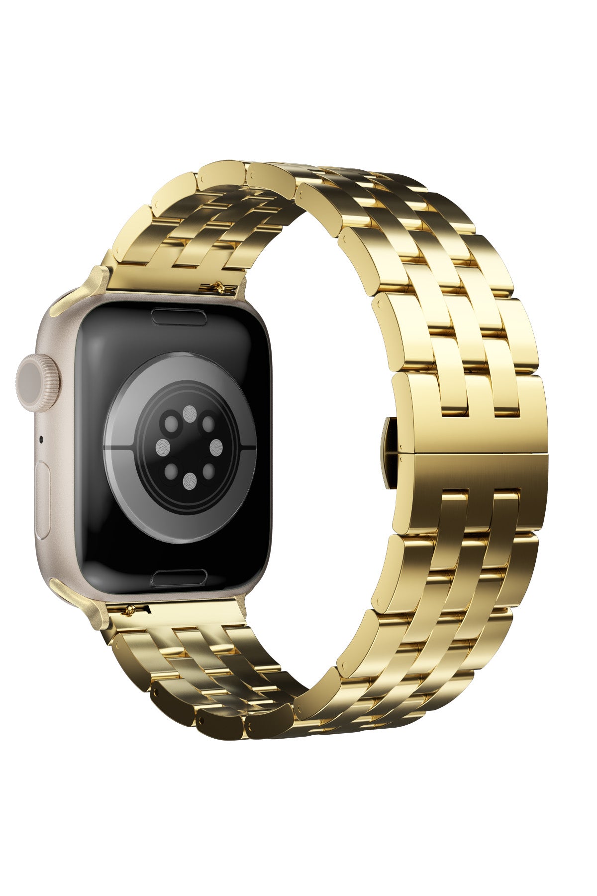 Apple Watch Uyumlu Çelik Steel Loop Kordon Sunglow  bikordon