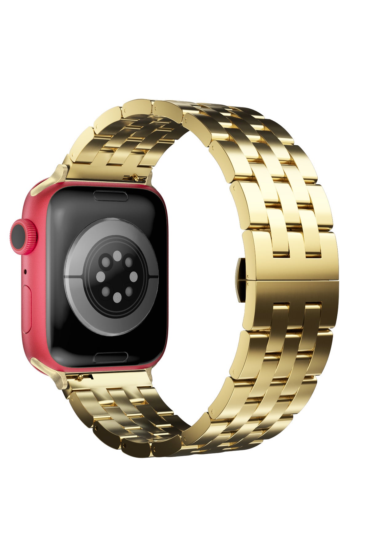 Apple Watch Uyumlu Çelik Steel Loop Kordon Sunglow  bikordon