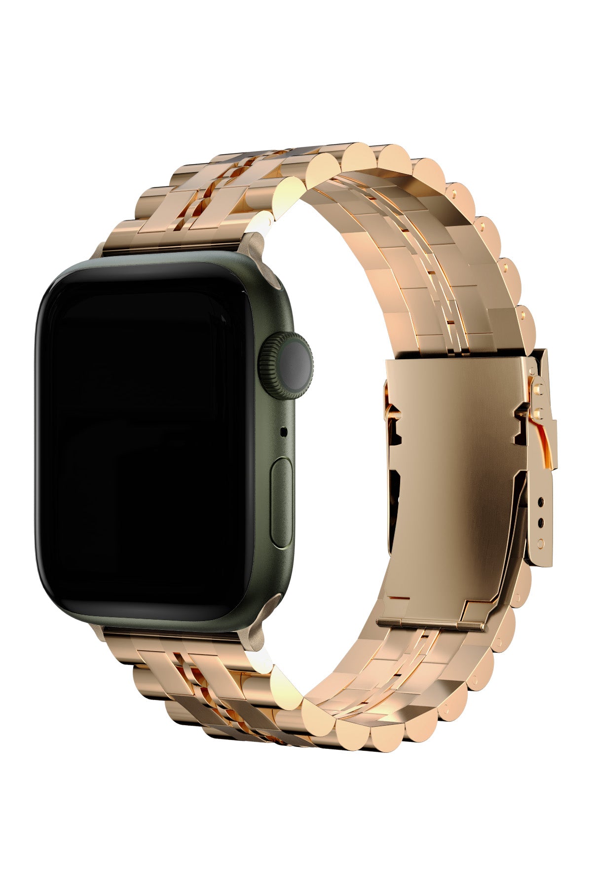 Apple Watch Uyumlu Çelik Steelmaster Loop Kordon Baby Pink  bikordon