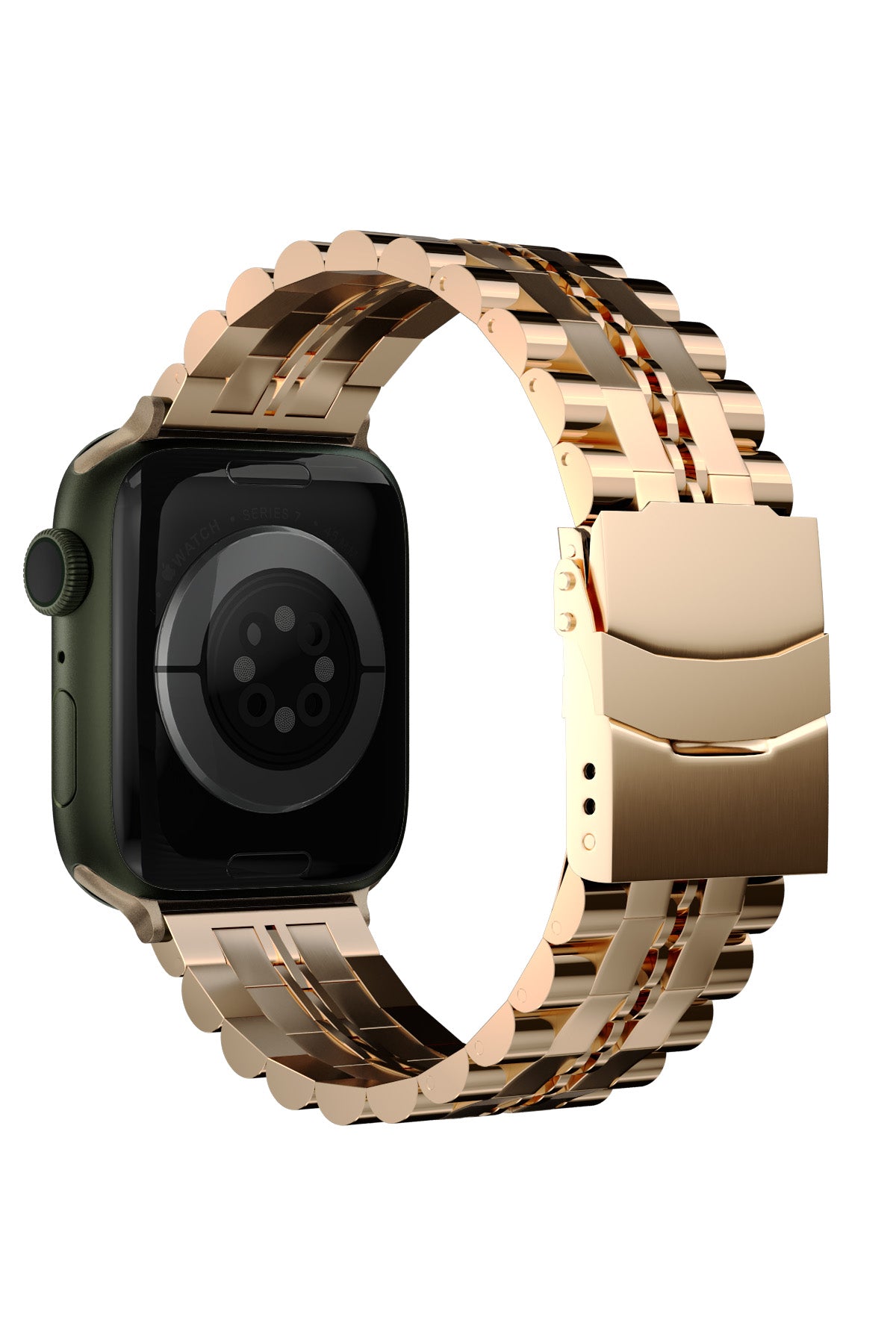 Apple Watch Uyumlu Çelik Steelmaster Loop Kordon Baby Pink  bikordon