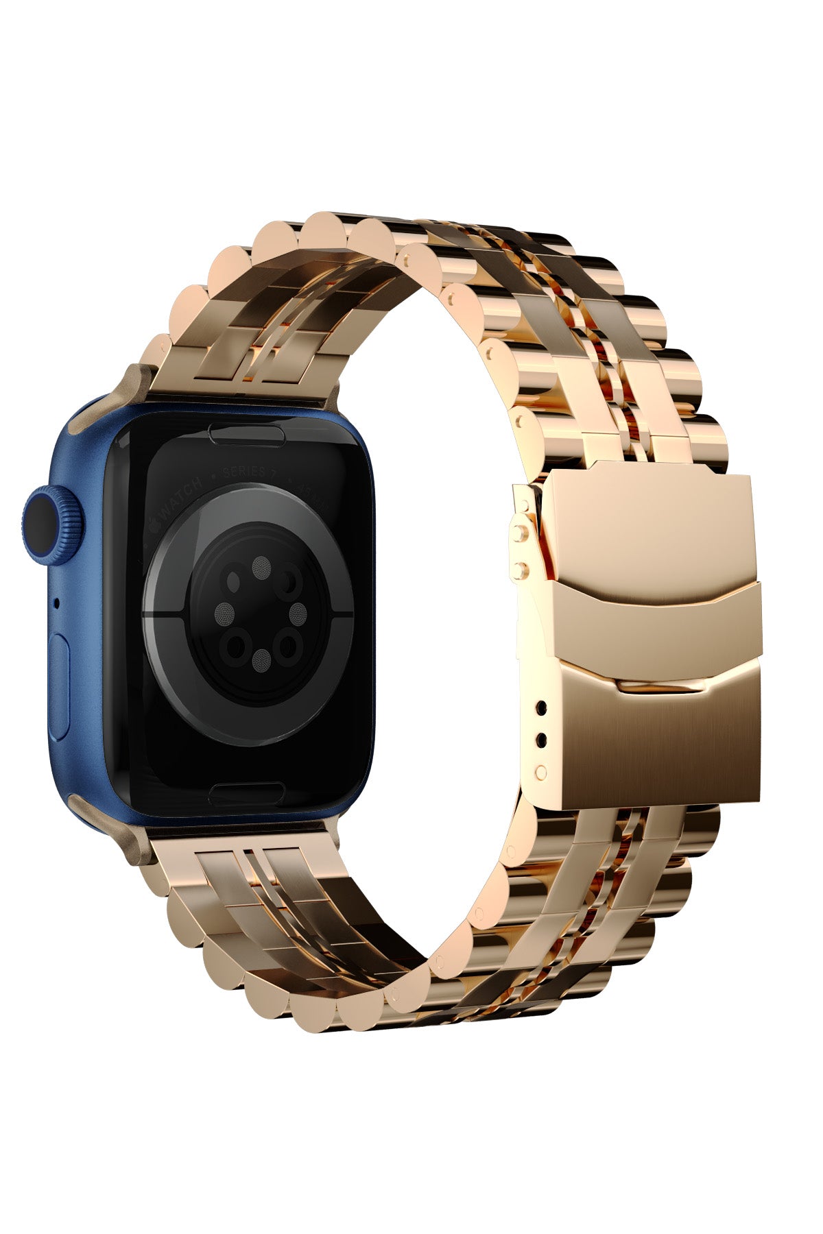 Apple Watch Uyumlu Çelik Steelmaster Loop Kordon Baby Pink  bikordon
