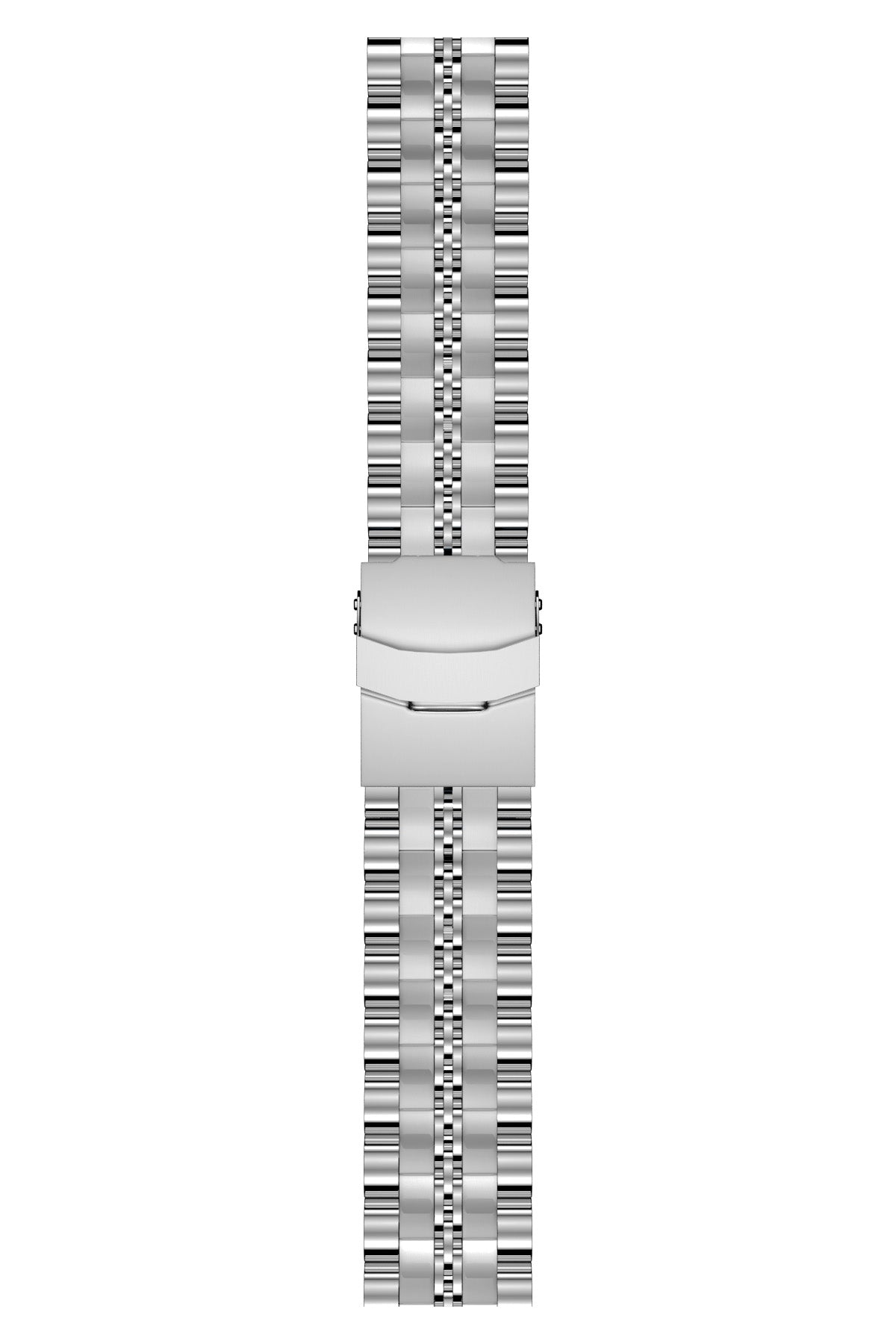 Apple Watch Compatible Steel Steelmaster Loop Band Bright Gray 
