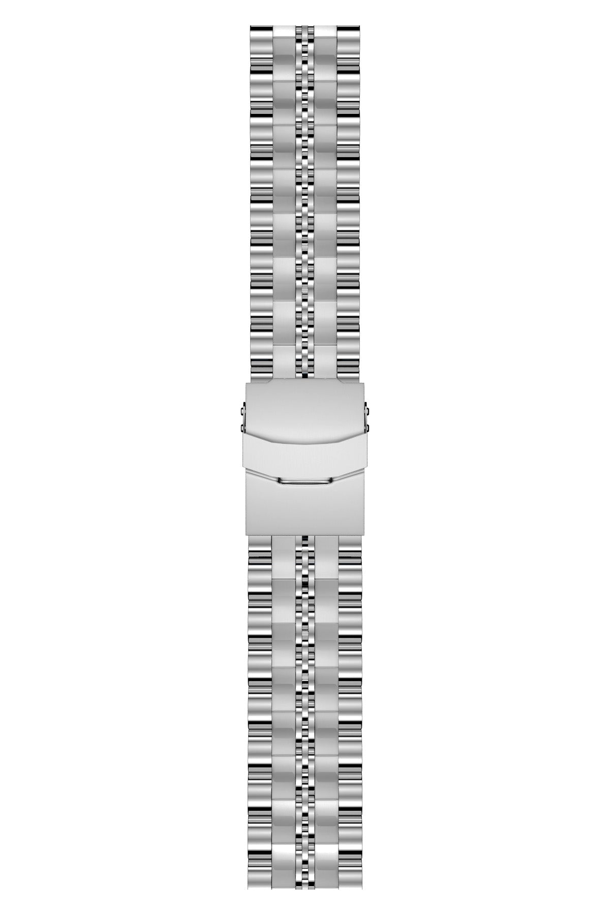 Apple Watch Uyumlu Çelik Steelmaster Loop Kordon Bright Gray  bikordon