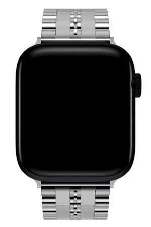 Apple Watch Uyumlu Çelik Steelmaster Loop Kordon Bright Gray  bikordon