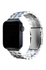 Apple Watch Uyumlu Çelik Steelmaster Loop Kordon Bright Gray