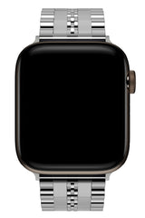 Apple Watch Uyumlu Çelik Steelmaster Loop Kordon Bright Gray