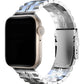 Apple Watch Uyumlu Çelik Steelmaster Loop Kordon Bright Gray  bikordon