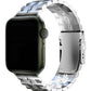 Apple Watch Uyumlu Çelik Steelmaster Loop Kordon Bright Gray  bikordon