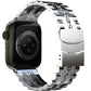Apple Watch Uyumlu Çelik Steelmaster Loop Kordon Bright Gray  bikordon