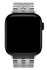 Apple Watch Uyumlu Çelik Steelmaster Loop Kordon Bright Gray