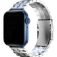 Apple Watch Uyumlu Çelik Steelmaster Loop Kordon Bright Gray  bikordon