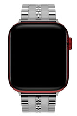 Apple Watch Uyumlu Çelik Steelmaster Loop Kordon Bright Gray