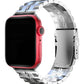 Apple Watch Uyumlu Çelik Steelmaster Loop Kordon Bright Gray