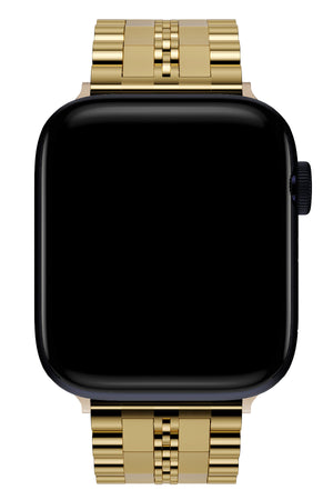 Apple Watch Uyumlu Çelik Steelmaster Loop Kordon Royal Yellow