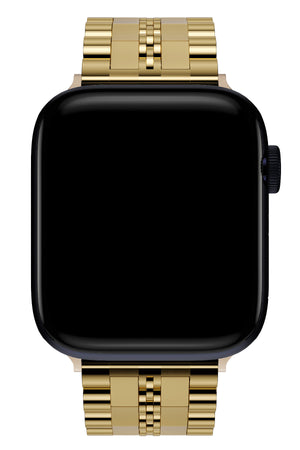 Apple Watch Uyumlu Çelik Steelmaster Loop Kordon Royal Yellow  bikordon