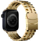 Apple Watch Uyumlu Çelik Steelmaster Loop Kordon Royal Yellow