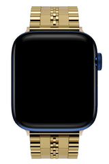 Apple Watch Uyumlu Çelik Steelmaster Loop Kordon Royal Yellow
