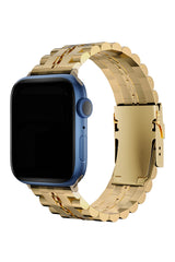Apple Watch Uyumlu Çelik Steelmaster Loop Kordon Royal Yellow