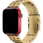 Apple Watch Uyumlu Çelik Steelmaster Loop Kordon Royal Yellow