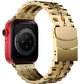 Apple Watch Uyumlu Çelik Steelmaster Loop Kordon Royal Yellow  bikordon