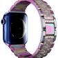 Apple Watch Compatible Crystal Loop Steel Band Chameleon