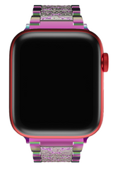 Apple Watch Uyumlu Crystal Loop Çelik Kordon Chameleon