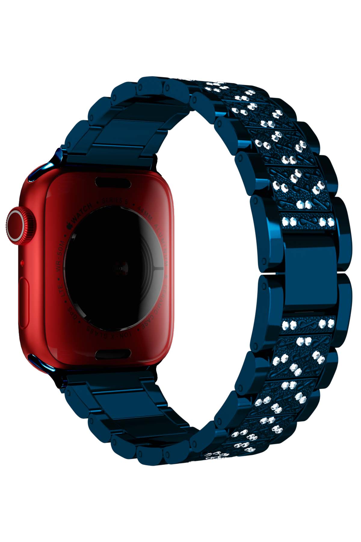 Apple Watch Uyumlu Crystal Loop Çelik Kordon Doris  bikordon
