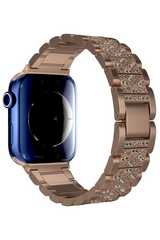 Apple Watch Compatible Crystal Loop Steel Band Girlsnberry