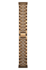 Apple Watch Compatible Crystal Loop Steel Band Goldenrod