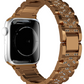 Apple Watch Uyumlu Crystal Loop Çelik Kordon Goldenrod