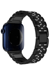 Apple Watch Uyumlu Crystal Loop Çelik Kordon İnnes