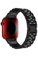 Apple Watch Uyumlu Crystal Loop Çelik Kordon İnnes