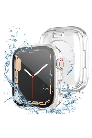 Apple Watch Uyumlu Ekran Koruyucu Kasa Suya Dayanıklı Clear  bikordon
