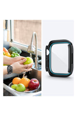 Apple Watch Compatible Screen Protector Case Water Resistant Dark Black 