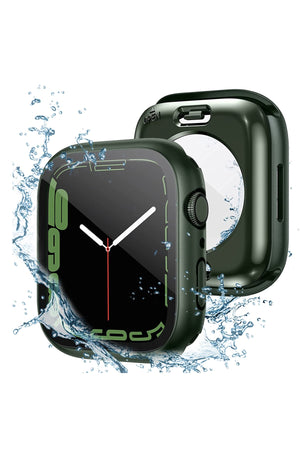 Apple Watch Compatible Screen Protector Case Waterproof Deep Jungle 