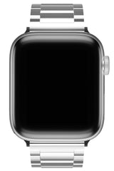 Apple Watch Uyumlu Gloss Loop Çelik Kordon Gümüş Gri