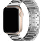 Apple Watch Compatible Gloss Loop Steel Band Silver Gray 