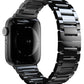 Apple Watch Uyumlu Gloss Loop Çelik Kordon Siyah