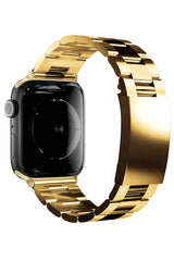Apple Watch Uyumlu Credo Loop Çelik Kordon Gold