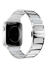 Apple Watch Uyumlu Çelik Seramik Luna Loop Kordon Havlit