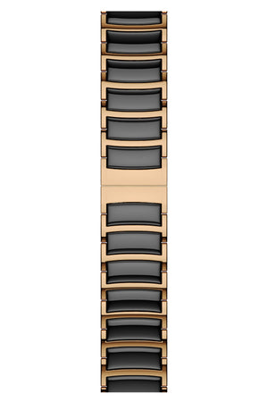 Apple Watch Uyumlu Çelik Seramik Luna Loop Kordon Kuvars  bikordon