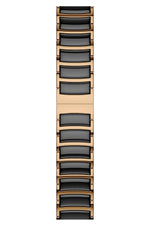 Apple Watch Uyumlu Çelik Seramik Luna Loop Kordon Kuvars  bikordon