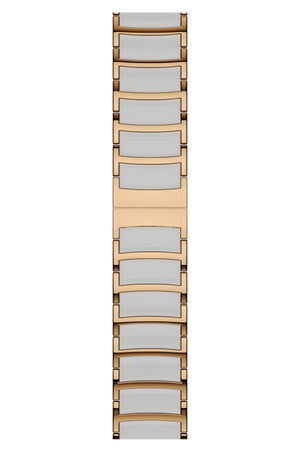 Apple Watch Uyumlu Çelik Seramik Luna Loop Kordon Sitrin  bikordon