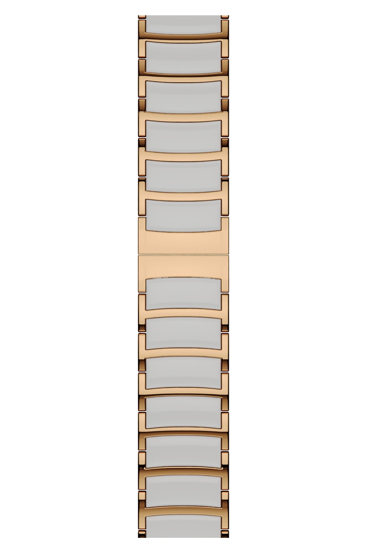 Apple Watch Uyumlu Çelik Seramik Luna Loop Kordon Sitrin  bikordon