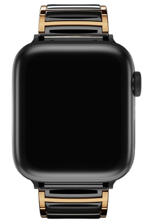 Apple Watch Uyumlu Çelik Seramik Luna Loop Kordon Kuvars  bikordon