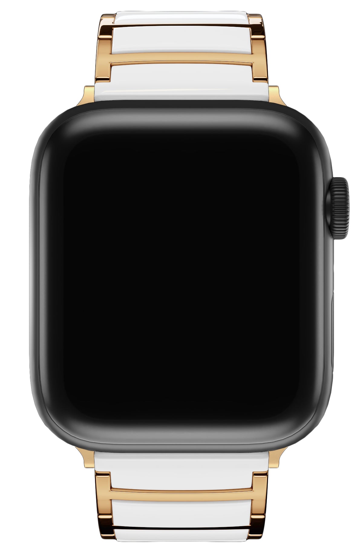Apple Watch Uyumlu Çelik Seramik Luna Loop Kordon Sitrin  bikordon