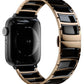 Apple Watch Uyumlu Çelik Seramik Luna Loop Kordon Kuvars  bikordon